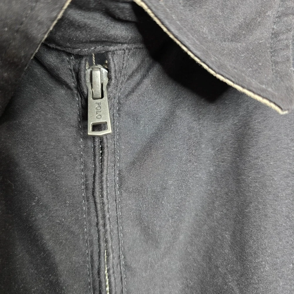 POLO RALPH LAUREN Men's Black Bi Swing Golf Jacket Windbreaker XXL 2XL Full Zip